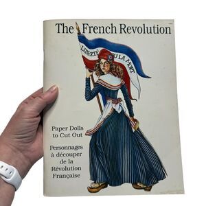 Vintage 1993 French Revolution Paper Doll Book Bellerophon Books Uncut